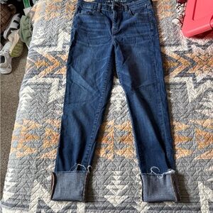American Eagle Outfitters CUFF Cropped Jeans